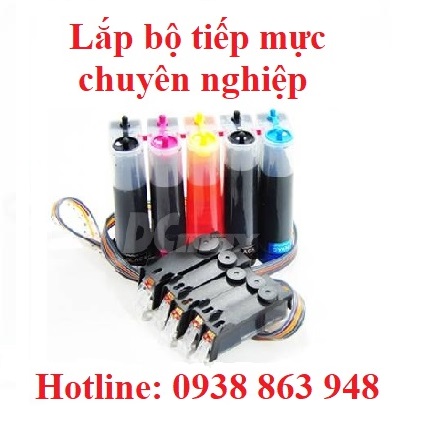 Lắp bộ tiếp mực ngoài máy in canon IX6860