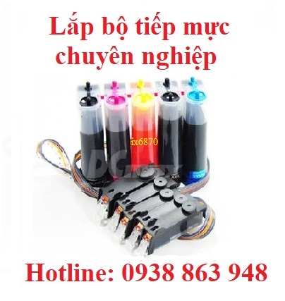 Lắp bộ tiếp mực canon ix6870 TPHCM