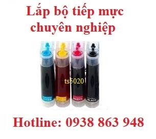 Lắp bộ tiếp mực ngoài máy in canon pixma TS5020