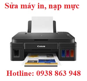 Máy in canon G2010 không lên mực