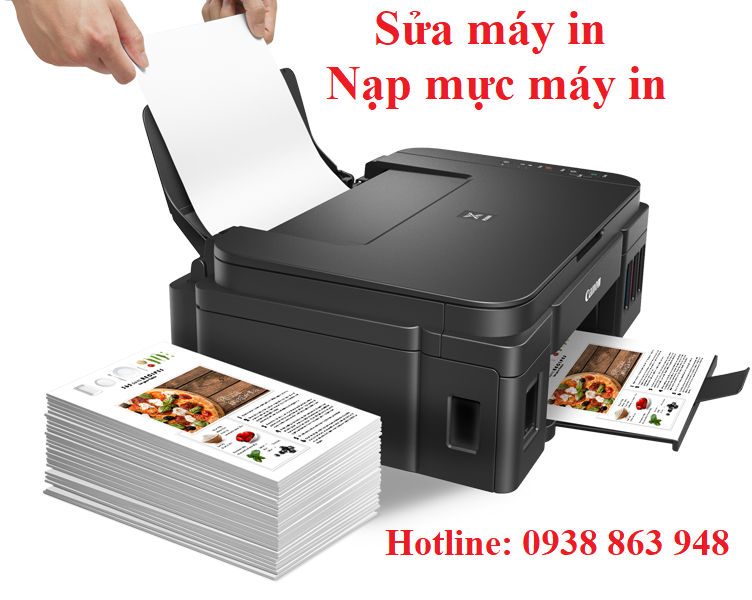 Máy in không ra màu đỏ