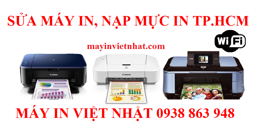 Sua may in mau canon