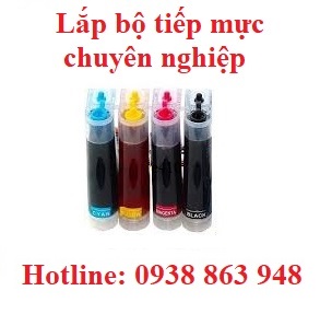 Lắp bộ tiếp mực máy in canon E410