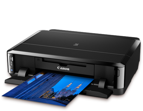 Máy in màu Canon ip7270, in wifi, đảo mặt, in đĩa  đã lắp mực ngoài